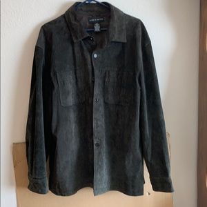 Men’s suede leather jacket